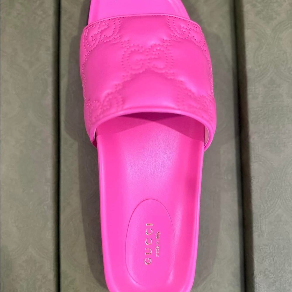 Pink Slide Sandals - Picture 2 of 2